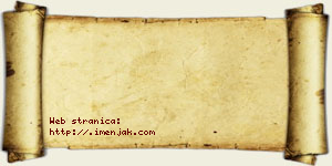 Lena Roknić vizit kartica